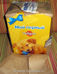 Подарок для щенка от Pedigree